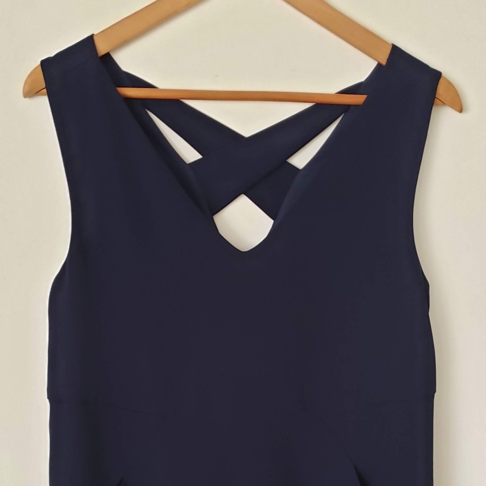 Cynthia Steffe navy blue semi formal dress